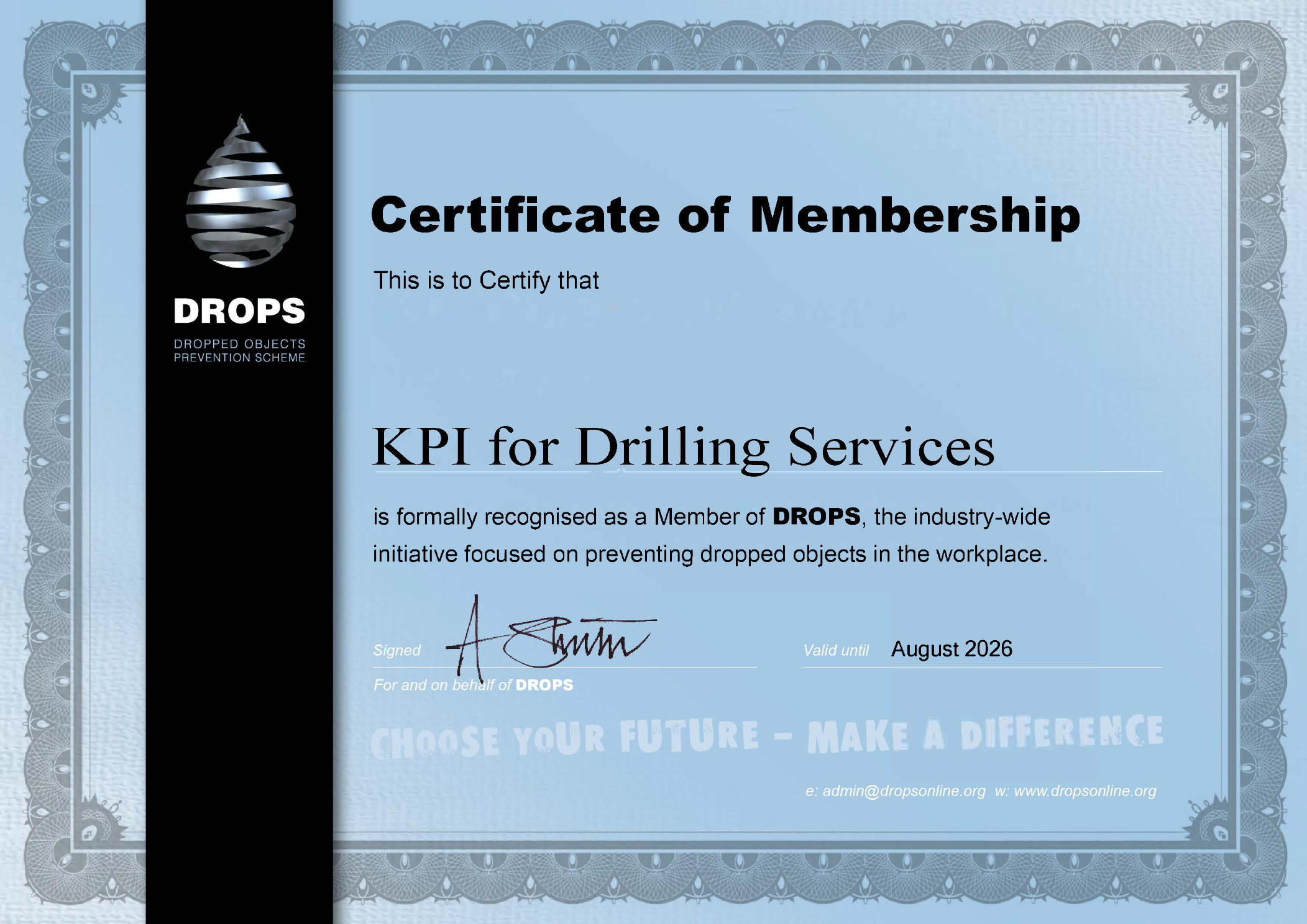 Certificate 3